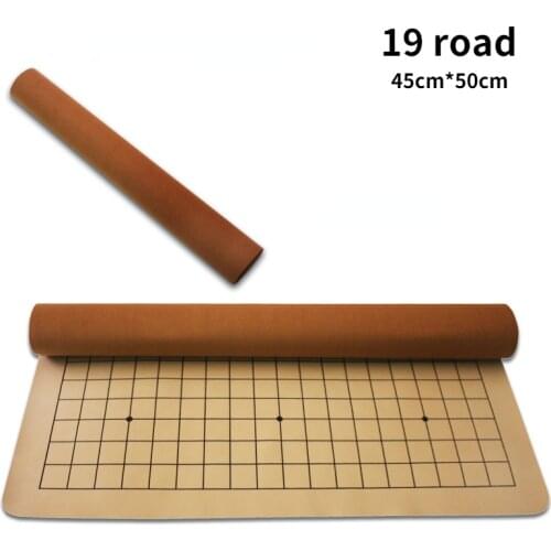 2021 Foreign Trade Hot-selling Go Chess Board Dedicated 19-way Student Go Leather Chess Board Portable Folding