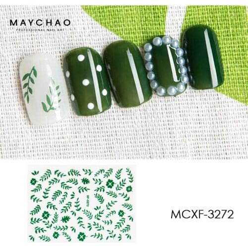1PC Laser Butterfly Nail Stickers Mixed Floral Geometric Nail Art Water Transfer Decals Sliders Flower Leaves Manicures Decor