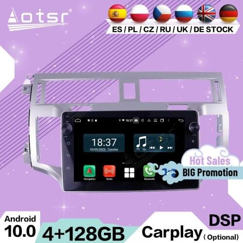 128G Carplay Multimedia Android For Toyota Avalon 2006 2007 2008 2009 2010 2011 2012 GPS Navi Auto Car Radio Receiver Head Unit