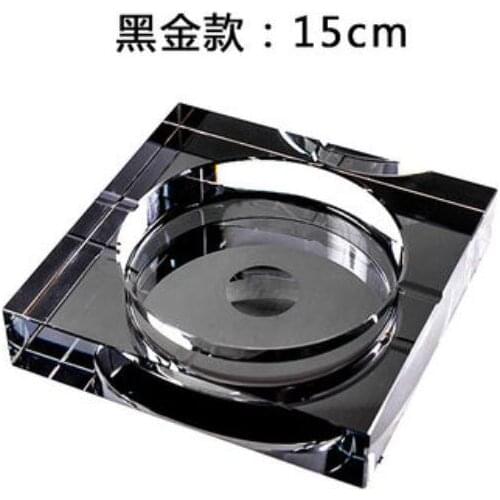 15cm K9 Crystal Europe type Ashtray Creative Square ashtray