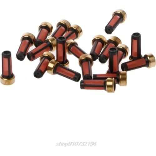 20 Pcs Fuel Injector Micro Basket Filter for audi GMC Injector Repair Kits N12 20 Dropshipping