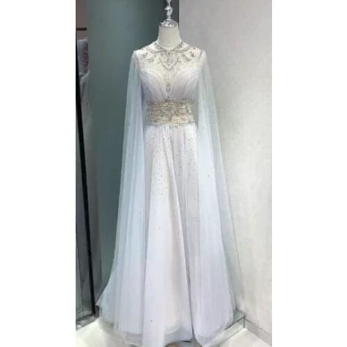 2021new design white color dress