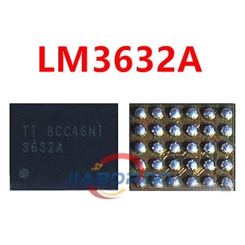 2pcs 3632A LM3632A LM3632AYFFR backlight Light control IC chip For Samsung J7008