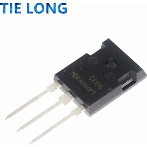 5pcs/lot MBR30100PT TO-247 MBR30100 TO-3P 30A 100V Schottky diode In Stock