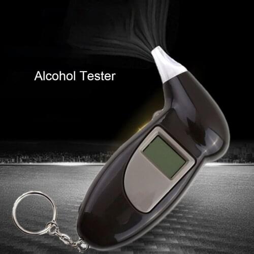 1PCS Handheld Without Backlight Digital Alcohol Tester Digital Alcohol Breath Tester Breathalyzer Analyzer Professional Detector