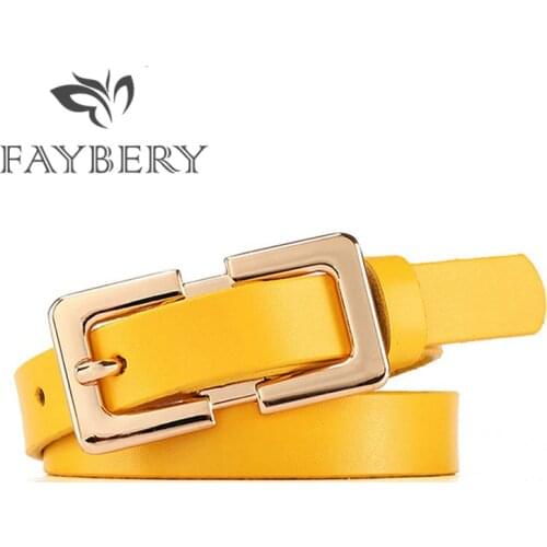 FAYBERY Women's Fabric Belts