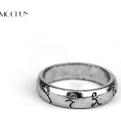 Movie Hot Jewelry Ring The Mortal Instruments City of Angelic Bones Power Rune Shadow hunters Ring For Gift