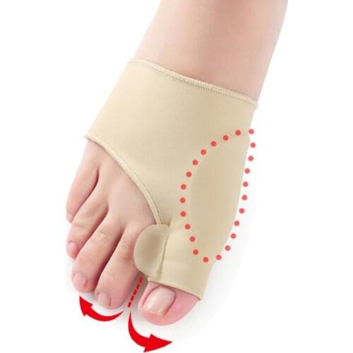 Hot Hallux Valgus Braces Big Toe Orthopedic Correction Socks Toes Separator Feet Care Thumb Sleeve LX3655