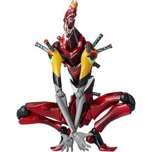 Kaiyodo Union Creative Revoltech Evangelion Evolution Eva-02 Beast Mode Limited Shf Action Figure Collect Model Robot Kids Toys