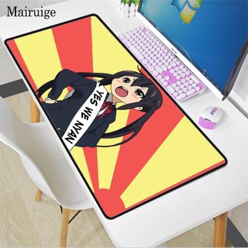 Anime Mouse Pad Computer Gamer Table Pad XXL Large Kawaii Keyboard Nonslip Mousepad Gaming Accessories Cute Girl Desk Mat Carpet