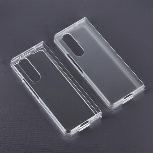 Frosted Transparent Protective Shell For Samsung Z Fold3 Case Front Back Protective Case Cover Shockproof TPU Phone Cases