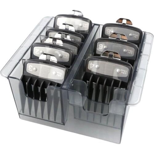 2021 New Guide Limit Comb Storage Box Hair Clipper Rack Organizer Case Salon Barber Tool