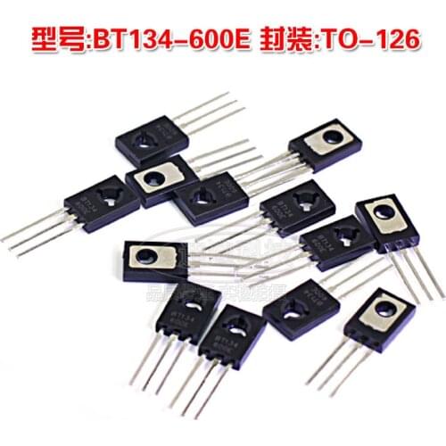 New BT134-600E TO-126 Bidirectional thyristor Bidirectional thyristor output 600V 4A