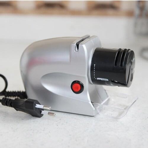 New Plug Electric Knife Sharpener Knife Sharpener Household Knife Sharpener Alloy Steel Grinding Wheel Sharpening Kitchen Tools