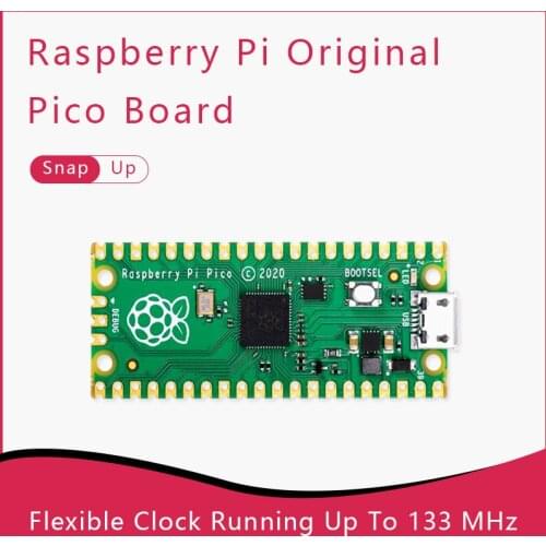 Raspberry Pi Pico a Tiny, Fast, And Versatile Board Built Using RP2040 Dual-Core Arm Cortex-M0+ Processor With 264KB RAM