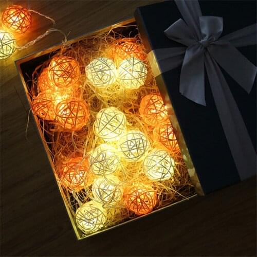 Sepak Takraw Color LED Light String Christmas Decoration for Home Holiday Party Decor Wedding Decoration Garland Fairy Lights
