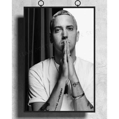 H341 Silk Poster Home Decoration Eminem Music Star Wall Art Christmas Gift