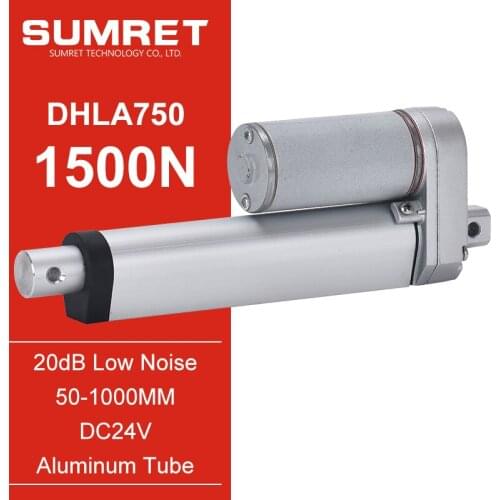 Speed 7mm/s linear actuator dc24v swing actuator solar actuator 400mm 800mm stroke 1500N load drive electric motor controller