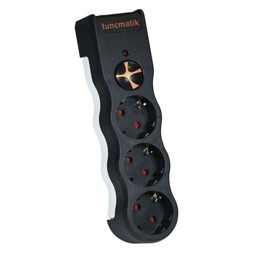 Energy Protection Multi-Outlet Powersurge 3'lü Black A Quality 525 JOULE (TSK5082) made in Turkey / Shipping from Turkey