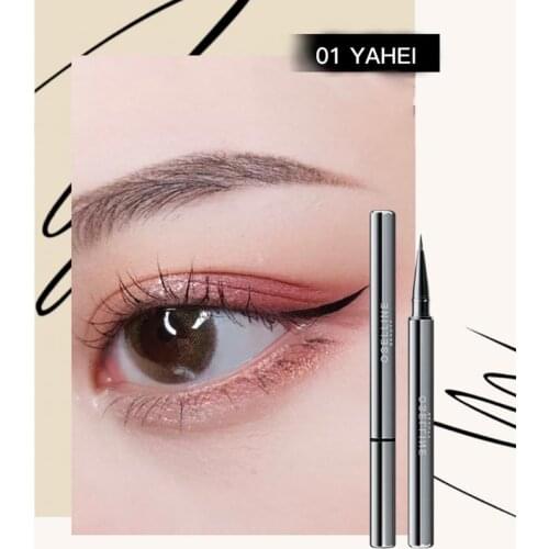 Fine-tip Liquid Eyeliner Pen Waterproof And Sweat-proof Long-lasting Color Development Not Easy To Smudge Quick-drying Eyeliner