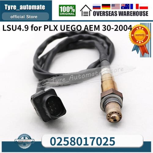 0258017025 for Bosch WideBand Oxygen Lambda Sensor LSU4.9 for PLX UEGO AEM 30-2004