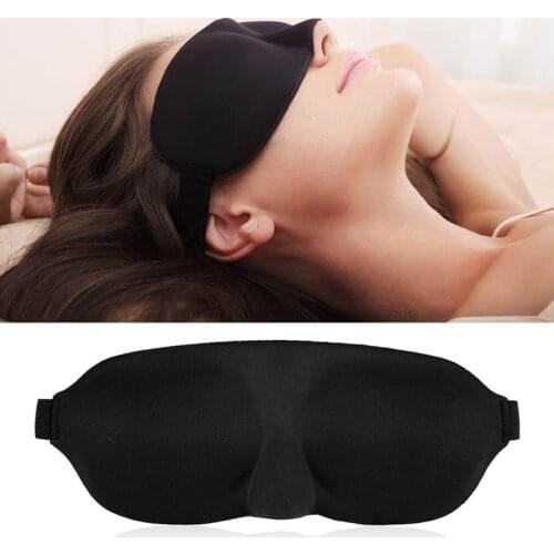 1Pcs 3D Sleep Mask Natural Sleeping Eye Mask Eyeshade Cover Shade Eye Patch Women Men Soft Portable Blindfold Travel Eyepatch