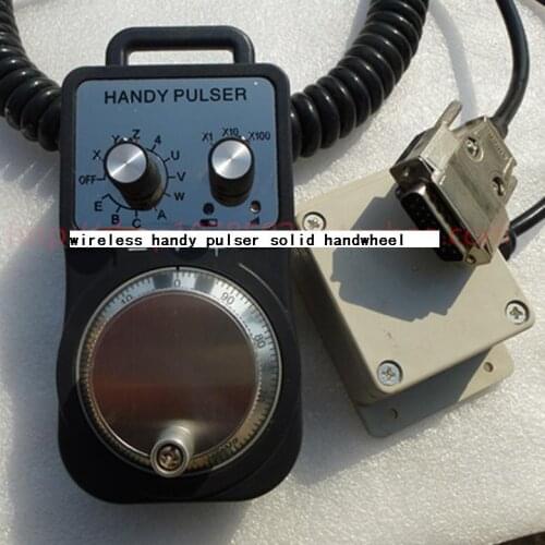 5V 100PPR manual pulse generator mpg handwheel wireless control for cnc machina