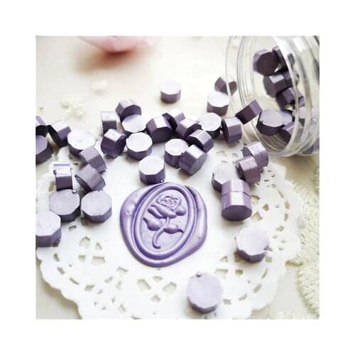 50Pcs Multicolor Octagon Stamps Lacre Wax Vintage Wax Tablet Pill Beads for Envelope Wedding Wax Seals Ancient Sealing Wax