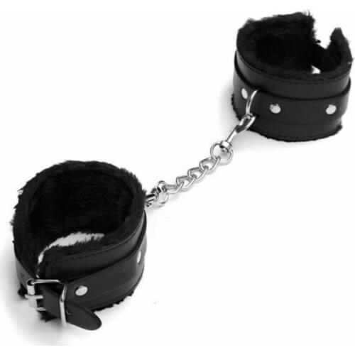 7pcs Adult Sex Toys Couple Game Slavery Cosplay BDSM Sex Bondage Kits Leather Handcuffs Whip Rope Fetish Erotic Products Lovers