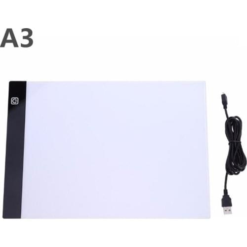 A3Dimbare Ultradunne A3 LED Light Tablet Pad gelden EU/UK/AU/US/USB Plug diamant Borduurwerk Diamant Schilderij Kruissteek