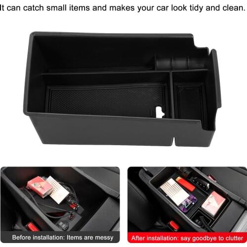 Car Central Armrest Storage Box Center Console Organizer Storage Box Holder Organizer Tray For Sonata DN8 10th 2020-2021