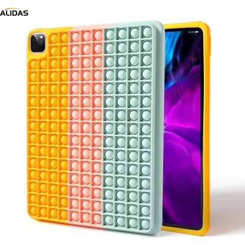 Y2k Poped Cover Its Fidget Squishy Stress Bubble Phone Pad Case For Apple IPad Pro 12.9 10.2 11 Inch Air 4 2020 Mini 2021