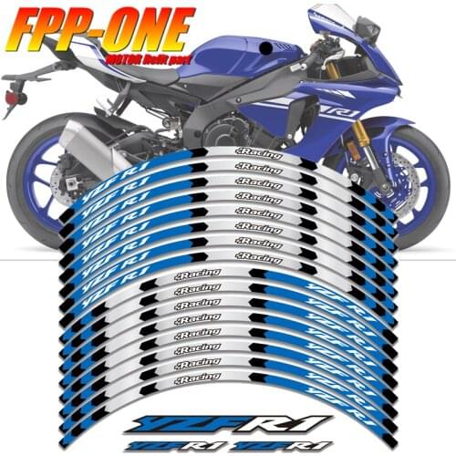 FOR YAMAHA YZF R1 Motorcycle Parts Contour Wheel Decoration Decal Sticker