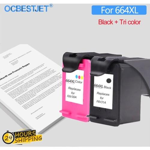 664 XL Ink Cartridge For HP 664XL HP664 Deskjet 1115 2135 3635 2138 3636 3638 4535 4536 4538 4675 4676 4678 Inkjet Printer