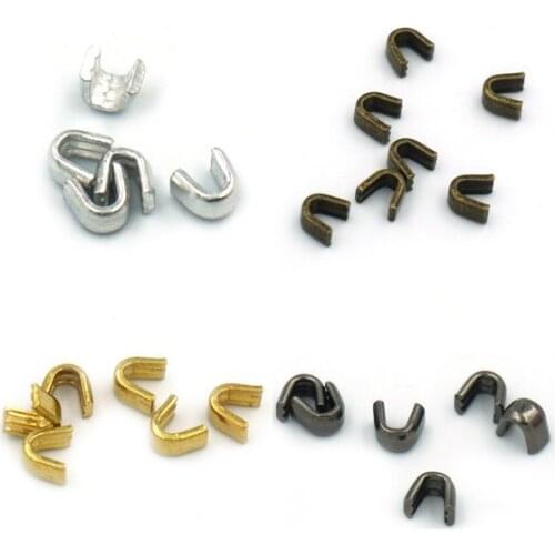 #3 Brass Zipper Stoper Top Stops Bottom Rescue Repair