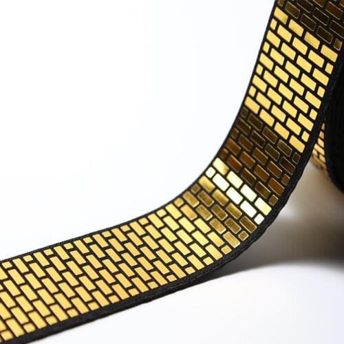 High Quality 25/38/5060/75mm Wide 2 Meters Laser Elastic Band Webbing For Sewing DIY Clothes Bag Shoes Dress Belt Accessories