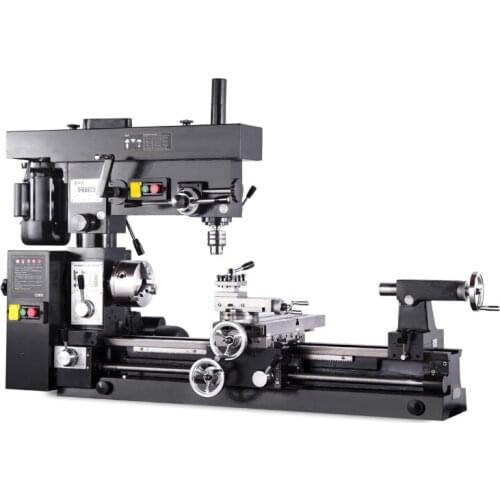 CT750 220v/50Hz Multifunctional Drilling And Milling Machine 750w Turning Drilling And Milling Three-In-One Machine Tool Bench