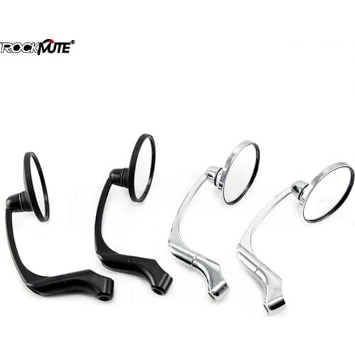 Motorcycle Universal Retro Round Rearview Mirror Cafe Racer For Kawasaki W800 W650 Z900RS For SUZUKI GSX1100 GSX250 RV125 RV90