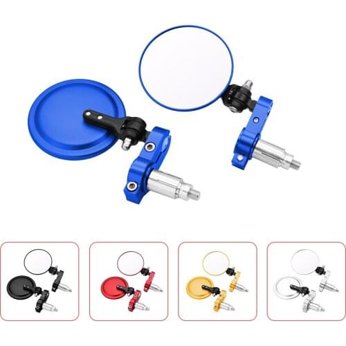 Motorcycle Mirror 22/24mm Handle Bar End Rearview Side Mirrors five colors For Yamaha XMAX125 XMAX250 XMAX400 XMAX300 VMAX v max