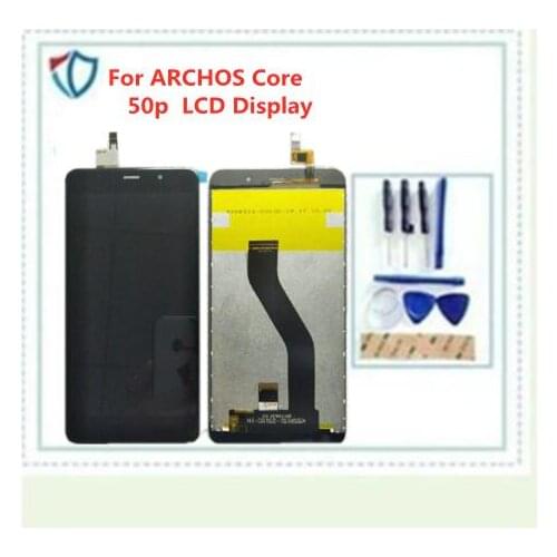 Original For ARCHOS Core 50p LCD Display Touch Screen Digitizer Assembly Display Parts+Tools