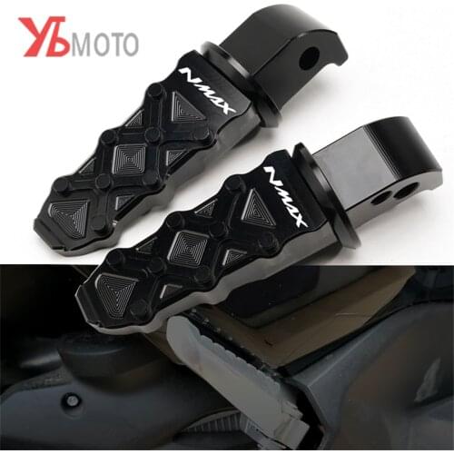 New High Quality Motorcycle Passenger Foot Pegs Rest Footrests For Yamaha NMAX155 NMAX 155 125 2015-2019 2020