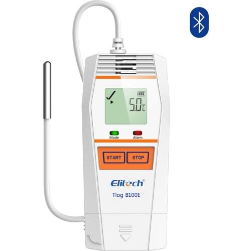 Elitech Tlog B100E Temperature Data Logger Wireless Reusable PDF Report External Sensor 32000 Points