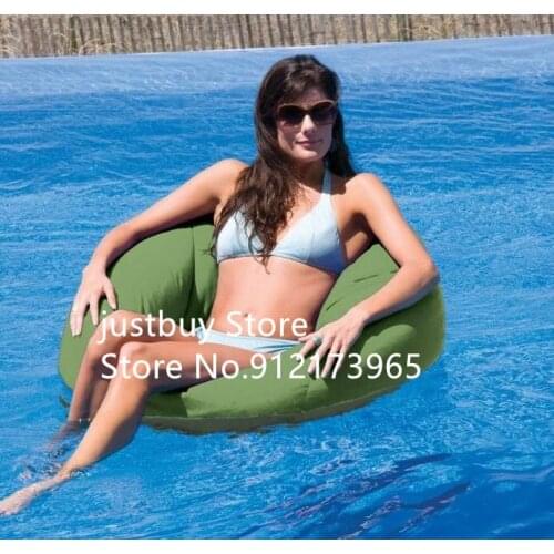 Garden relax single seat Outdoor waterproof bean bag floating bed swimming pool beanbag chairs