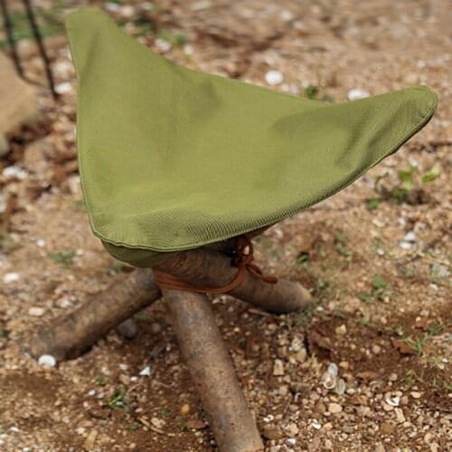 Folding Tripod Stool Cloth Lightweight Picnic Camping Chair Cloth DIY Waterproof Portable Camping Stool For Outdoor Hiking Fish
