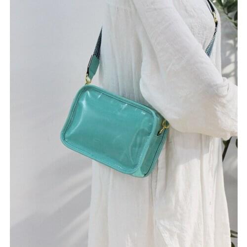 100% Genuine Leather Crossbody Bags For Women 2021 Wide Shoulder Strap Messenger Bag Girl Shoulder Bag Luxury Small Mini Handbag