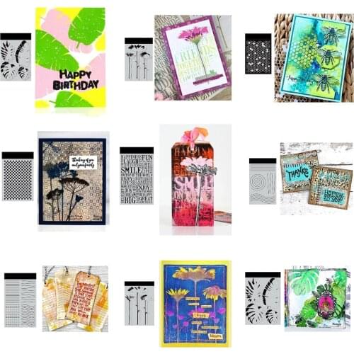 Tropical Leaves Flowe Stencils for Scrapbooking Stamp Photo Album Decorative Embossing Cut Die DIY Paper Cards 2021 New Arrive