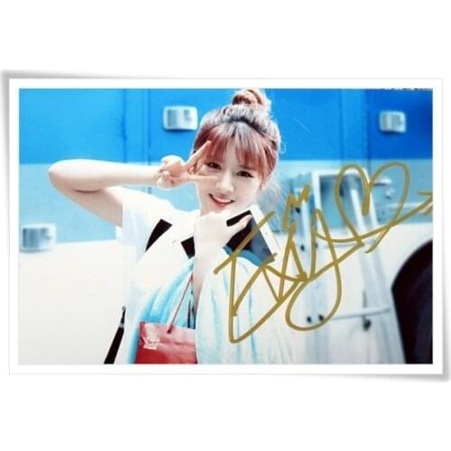 WJSN EXY autographed signed photo 4*6 inches new korean feeshipping 11.2016 B