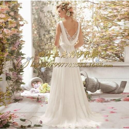 Weeding Long Dress Elegant Sexy Women Summer Evening Party Loose Solid Embroidery Lace Custom Made V Neck Plus Hem Vestidos