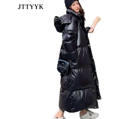 2021 plus size Snow Coat Jacket Winter Womens Hooded Warm Parkas Hight Quality Female New Winter clothes Women X-Long Down coat