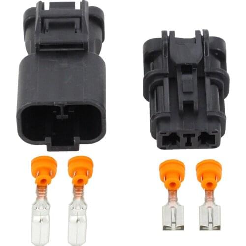 2Pin 6.3mm Car Connector Car Waterproof Electrical Plug,Car Refit Connector For Car Boat Ect DJ70253-6.3-11/21 2P